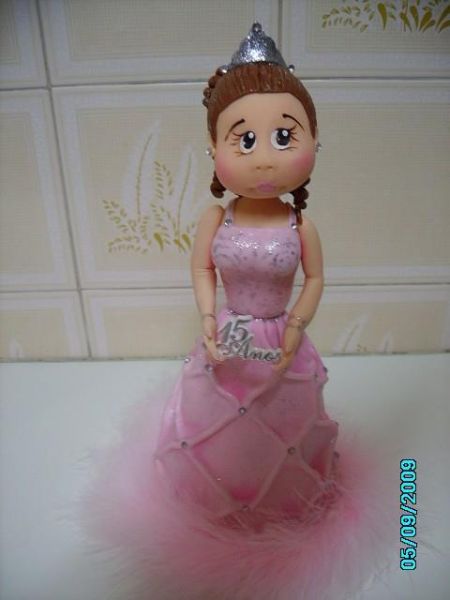TOPO DE BOLO 15 ANOS